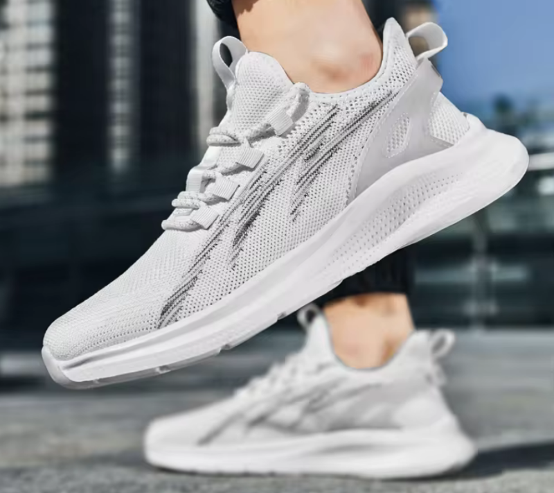 GymFreak Athletic White Sneaker - Image 5