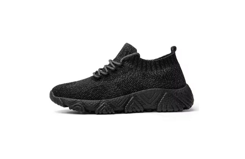 GymFreak FlyKnit Black Mesh Sneaker