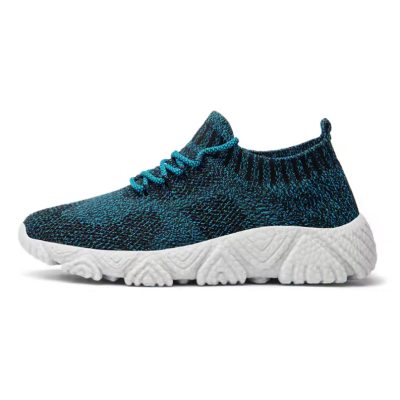GymFreak FlyKnit Blue Mesh Sneaker