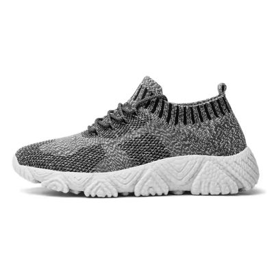 GymFreak FlyKnit Grey Mesh Sneaker