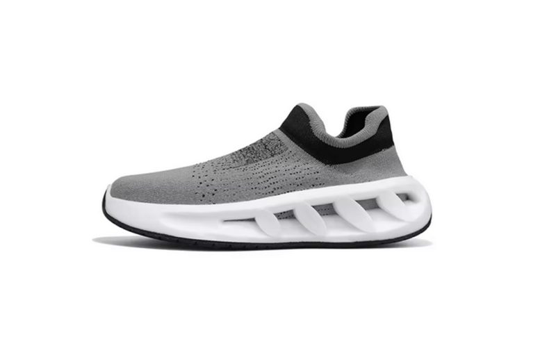 GymFreak Flying Light Grey Mesh Sneaker